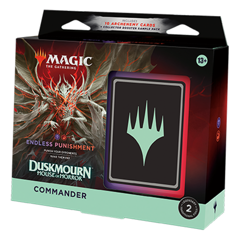 Magic The Gathering: Duskmourn: House of Horror: Commander Deck: Endless Punishment (Ding & Dent)