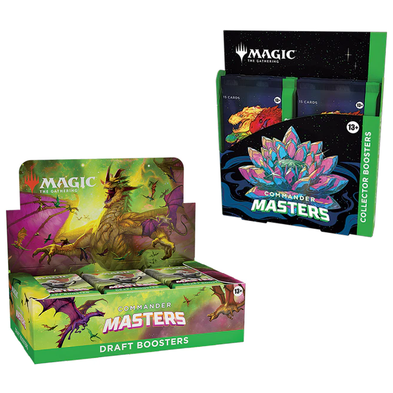 Magic the Gathering: Commander Masters Draft Booster + Collector Booster Combo