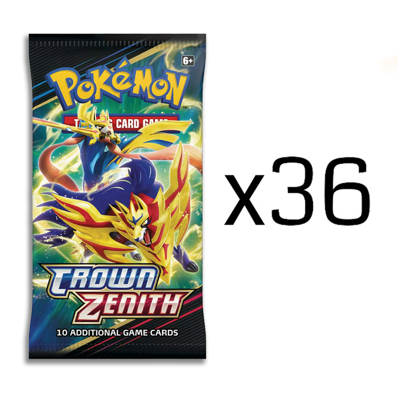 Pokmon TCG: Crown Zenith Loose Booster Box: 36 Loose Packs Pokmon TCG: Crown Zenith Loose Booster Box: 36 Loose Packs