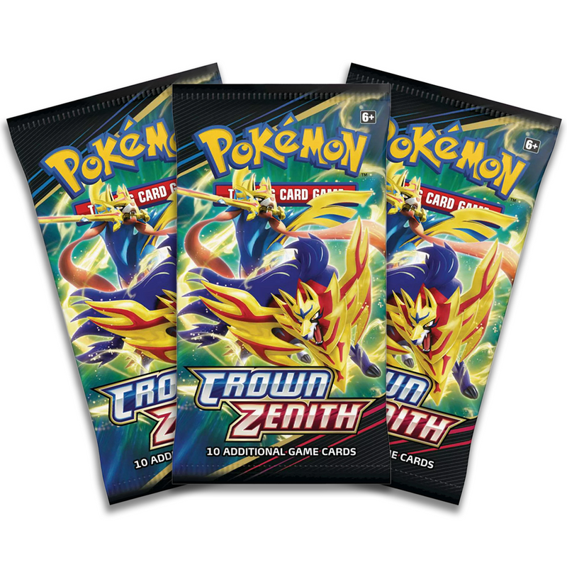 Pokémon TCG: Crown Zenith Loose Booster Box: 3 Pack