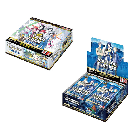 Digimon TCG: Cyber Eden + Hackers' Slumber Booster Box Combo