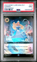 PSA MINT 9 Aurora - Dreaming Guardian (Enchanted) (213/204) [The First Chapter] - 105498348