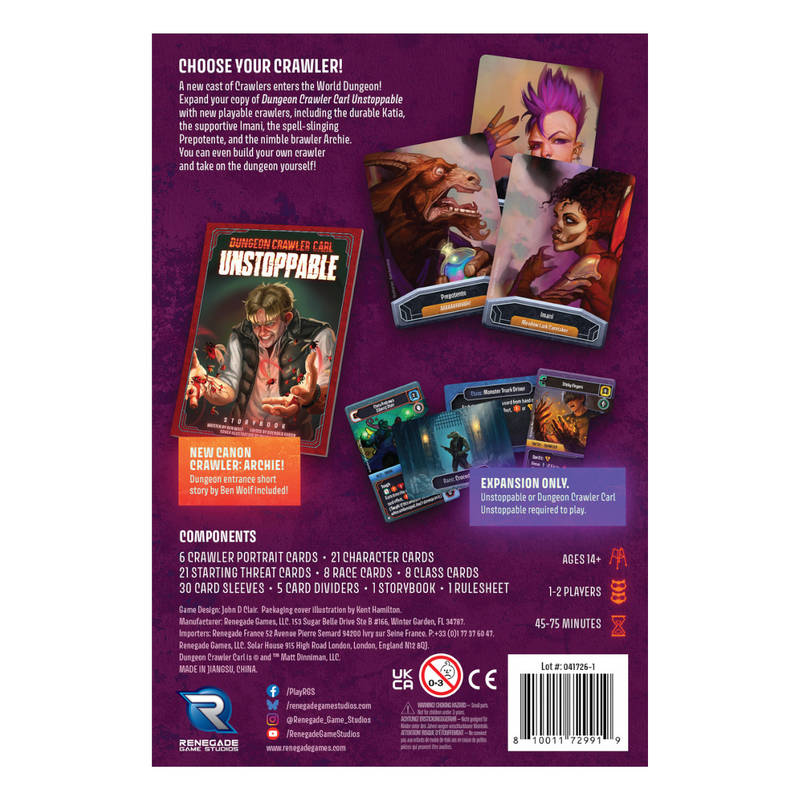 Dungeon Crawler Carl Unstoppable: Crawler Chaos Expansion