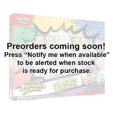 Pokémon TCG: Ascended Heroes: First Partners Deluxe Pin Collection
