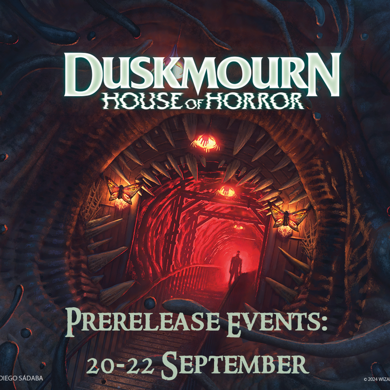 Duskmourn MTG Prerelease events