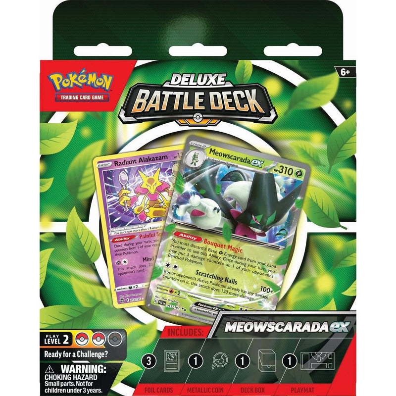 Pokémon TCG: Deluxe Battle Decks: Meowscarada ex and Quaquaval ex