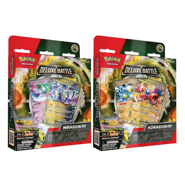 Pokmon TCG: Deluxe Battle Decks: Miraidon ex and Koraidon ex Pokmon TCG: Deluxe Battle Decks: Miraidon ex and Koraidon ex