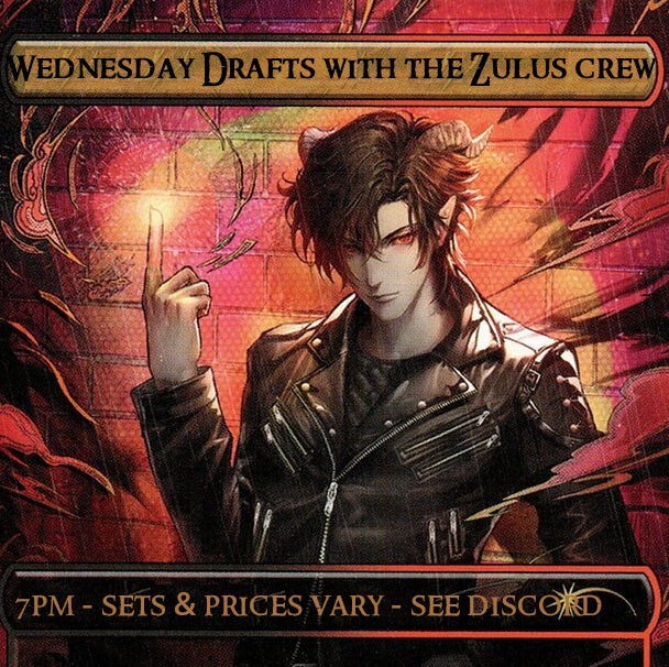 Zulu's (non-league) Wednesday drafts