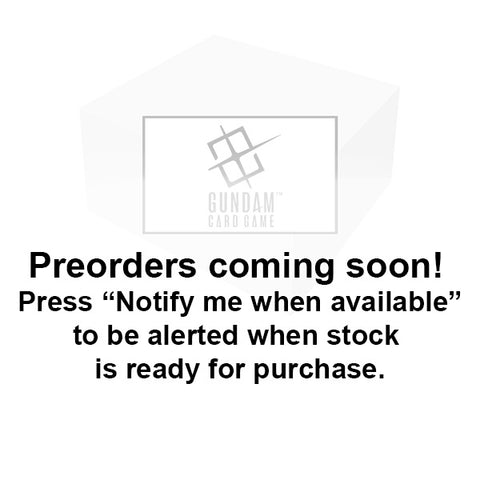 Gundam Card Game: (Title TBD - Set 3) Booster Box