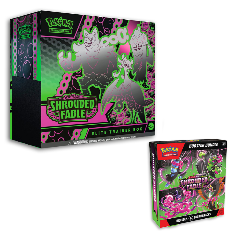 Pokémon TCG: Shrouded Fable: Elite Trainer Box + Booster Bundle Combo