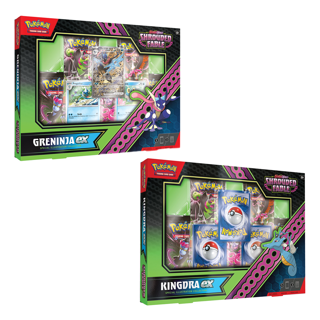 Pokmon TCG: Shrouded Fable: Kingdra ex & Greninja ex Special Illustration Collections Pokmon TCG: Shrouded Fable: Kingdra ex & Greninja ex Special Illustration Collections