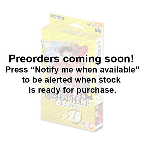 One Piece TCG: Egghead Starter Deck [ST-29]