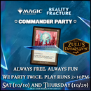 MTG Reality Fracture free Commander party