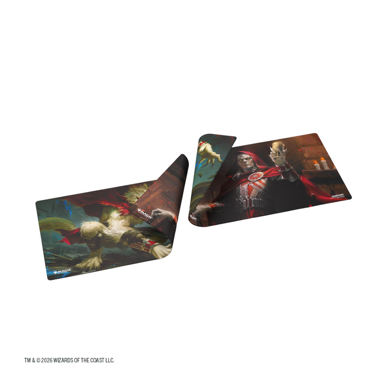 Magic the Gathering: Reality Fracture: Gamegenic: Double-Sided Playmat: Edgar, Ancient Bloodlord/Edgar, Moonlit Sovereign