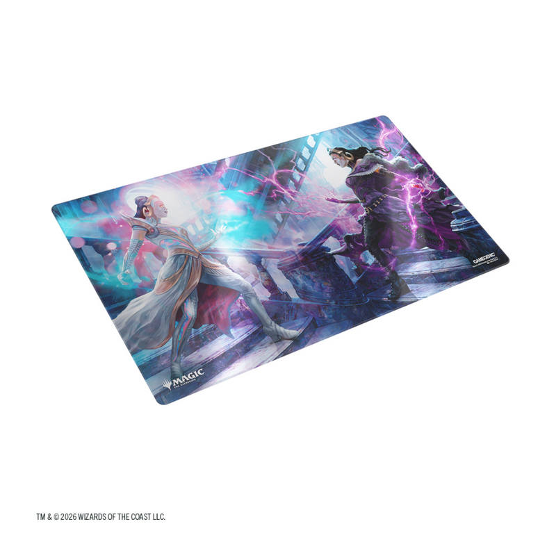 Magic the Gathering: Reality Fracture: Gamegenic: Shiny Playmat: Liliana, Devouted Healer/Liliana Callous Necromancer