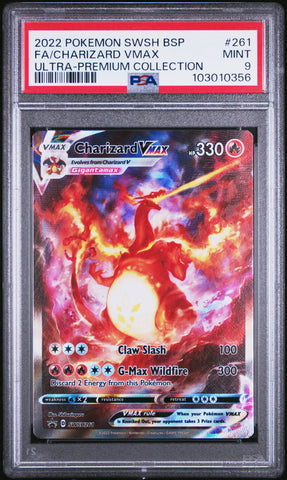 PSA MINT 9 Charizard VMAX (SWSH261) [Sword & Shield: Black Star Promos] - 103010356