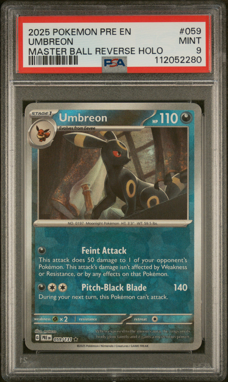 PSA MINT 9 Umbreon (059/131) [Pre En-Prismatic Evolutions] - 112052280