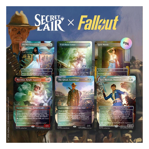 Magic the Gathering: Secret Lair x Fallout: Beyond Vault 33 - Traditional Foil Edition