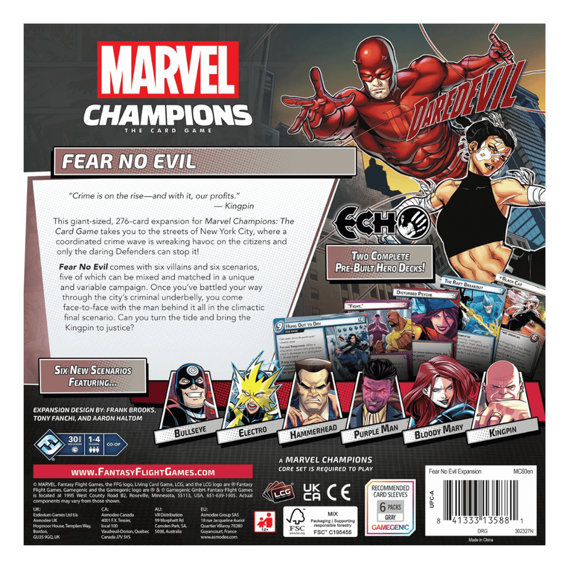 Marvel Champions: The Card Game - Fear No Evil Expansion