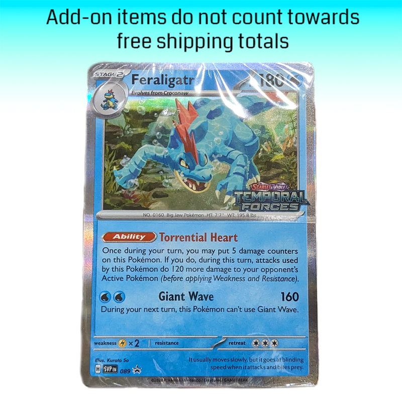 Pokémon TCG: Temporal Forces Build and Battle: SV089 Feraligatr Sealed Deck with Promos