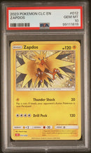 PSA GEM MT 10 Zapdos(012/034) [Clc-Trading Card Game Classic Charizard & Ho-Oh Ex Deck] - 99111819