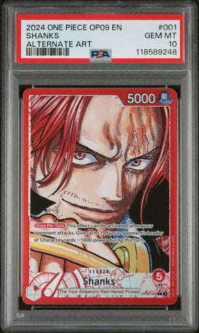 PSA GEM MT 10 Shanks [Op09-Emperors In The New World] - 118589248