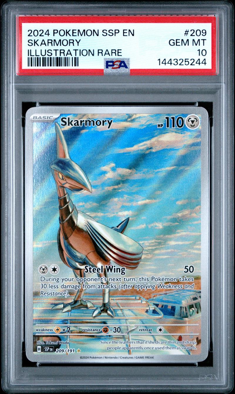 PSA GEM MT 10 Skarmory(209/191) [Ssp En-Surging Sparks] - 144325244