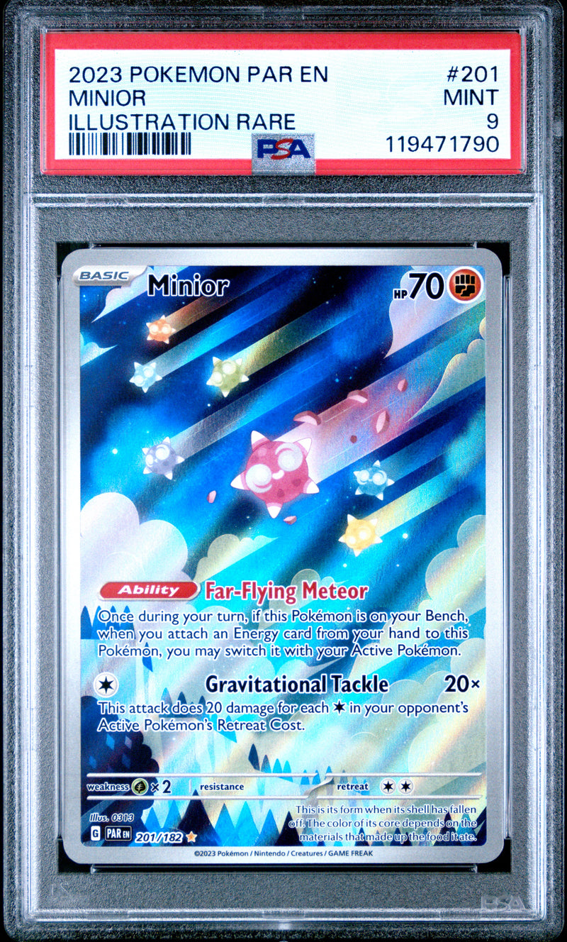 PSA MINT 9 Minior (201/182) [Scarlet & Violet: Paradox Rift] - 119471790