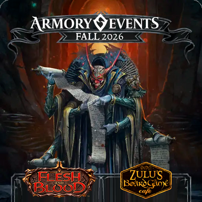Wednesday Flesh and Blood Armory: draft/SAGE/CC FALL 2026
