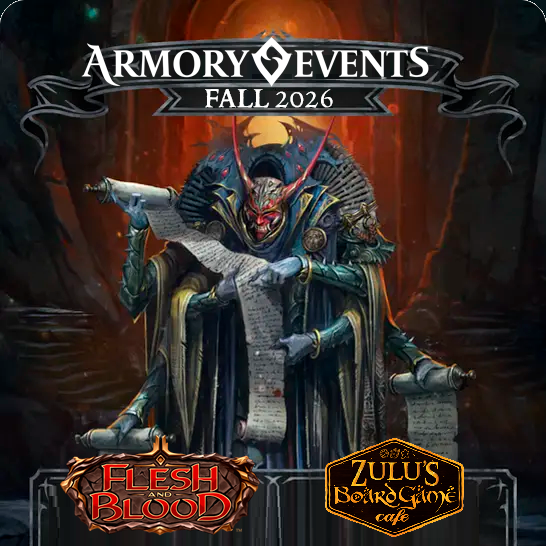 Wednesday Flesh and Blood Armory: draft/SAGE/CC FALL 2026