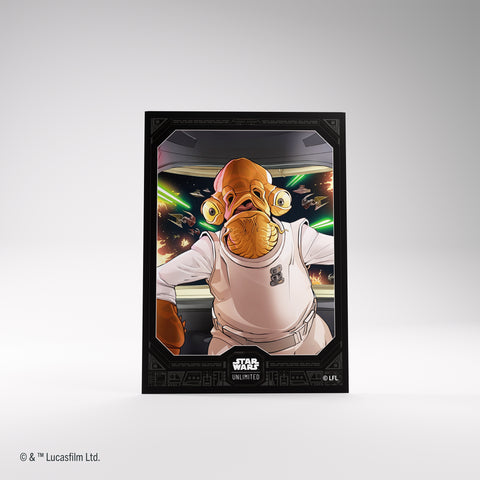 Star Wars Unlimited: Premium Art Sleeve: Admiral Ackbar