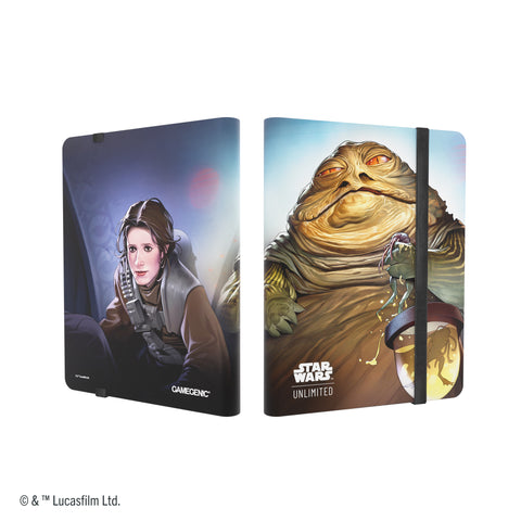 Star Wars: Unlimited 18-Pocket Album: Leia Organa/Jabba the Hutt