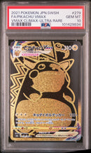 PSA GEM MT 10 Pikachu Vmax (279/184) [Japanese Sword & Shield Vmax Climax] - 101429834