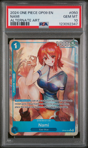 PSA GEM MT 10 Nami [Op09-Emperors In The New World] - 123092347