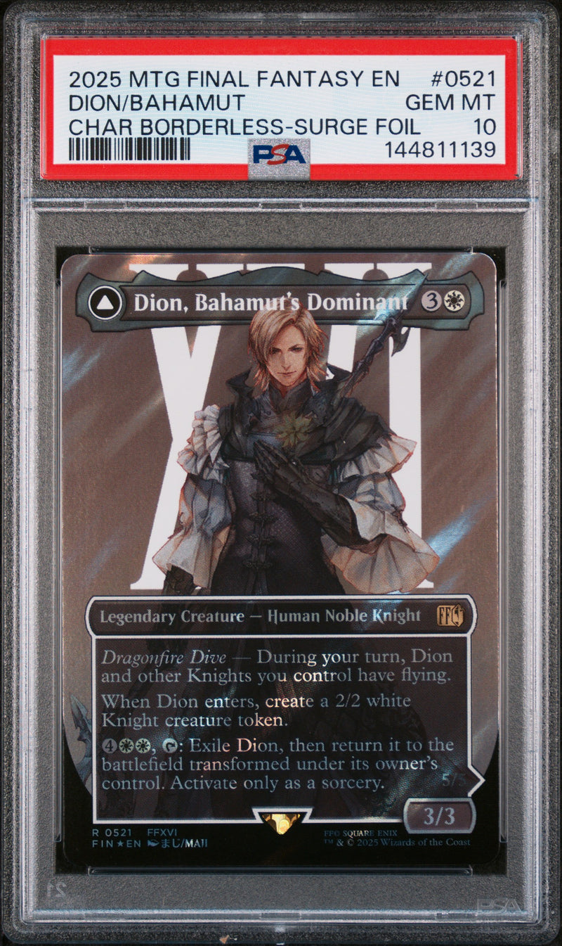 PSA GEM MT 10 Dion/Bahamut [Magic The Gathering Final Fantasy] - 144811139
