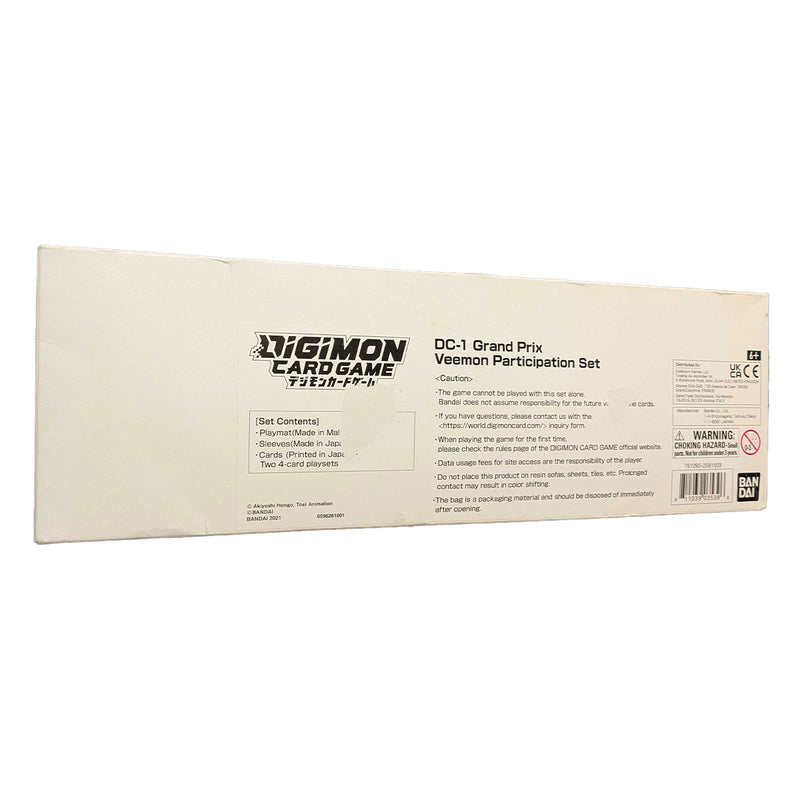Digimon TCG: DC-1 Grand Prix Veemon Participation Set