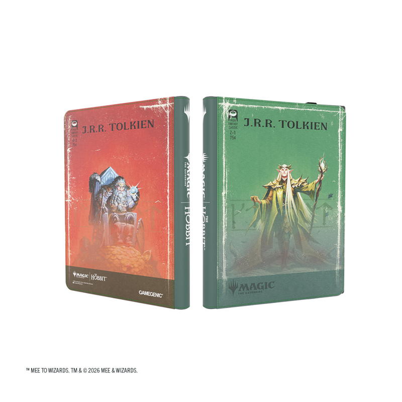 Magic the Gathering: The Hobbit: Gamegenic: Zip-Up Album: 18-Pocket: Thranduil, the Elvenking/The Mountain-Ki