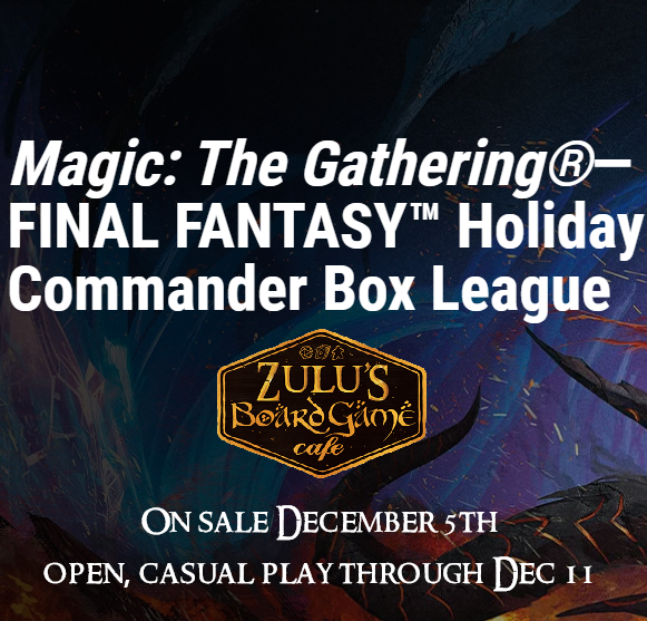 MTG Final Fantasy HOLIDAY Commander Box League w/Yuna promo
