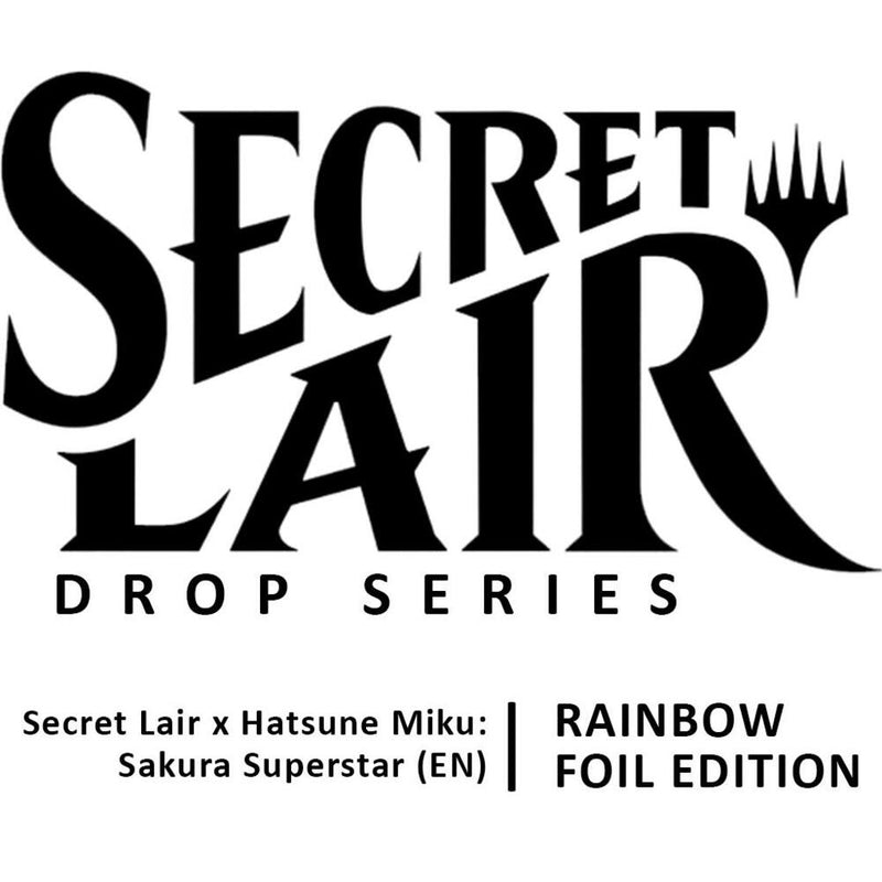 Magic the Gathering: Secret Lair x Hatsune Miku: Sakura Superstar - Rainbow Foil Edition