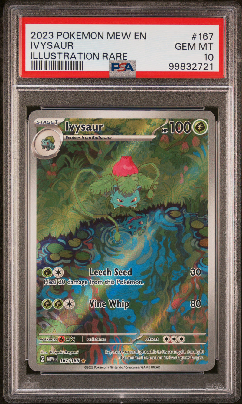 PSA GEM MT 10 Ivysaur (167/165) [Mew En-151] - 99832721