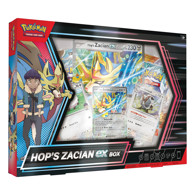Pokémon TCG: Hop's Zacian ex Box