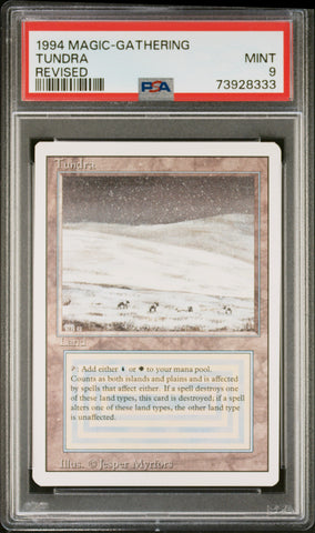 PSA MINT 9 Tundra [Revised Edition] - 73928333