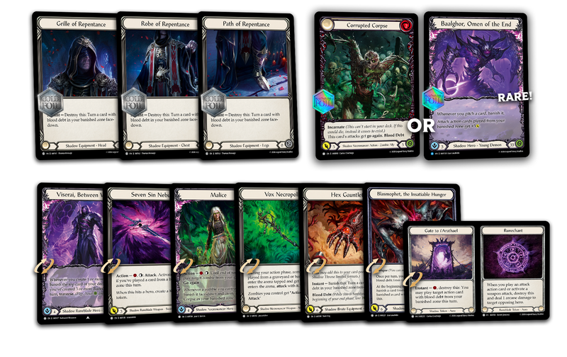 Flesh and Blood: Usurp the Shadow Throne draft & sealed Prerelease events