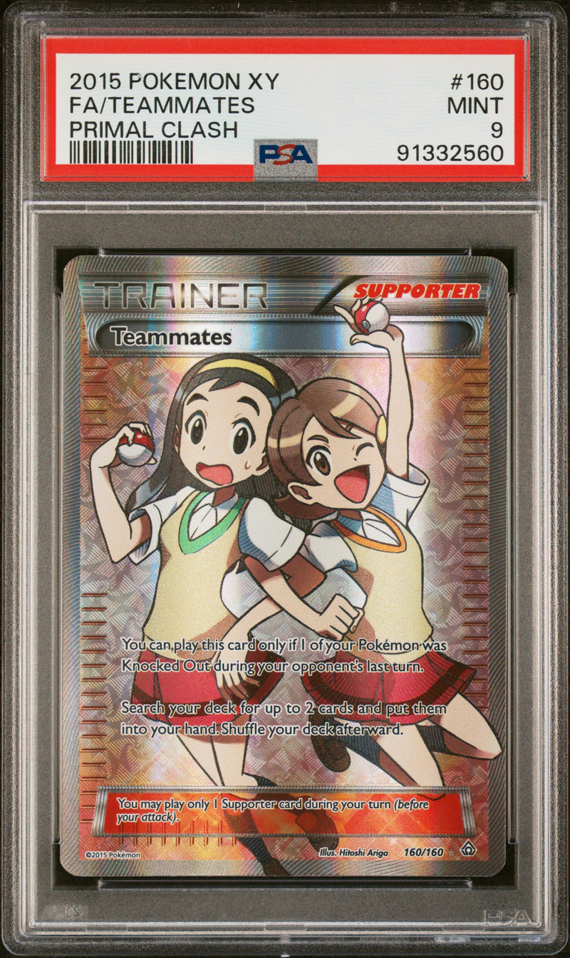 PSA MINT 9 Teammates(160/160) [Xy Primal Clash] - 91332560
