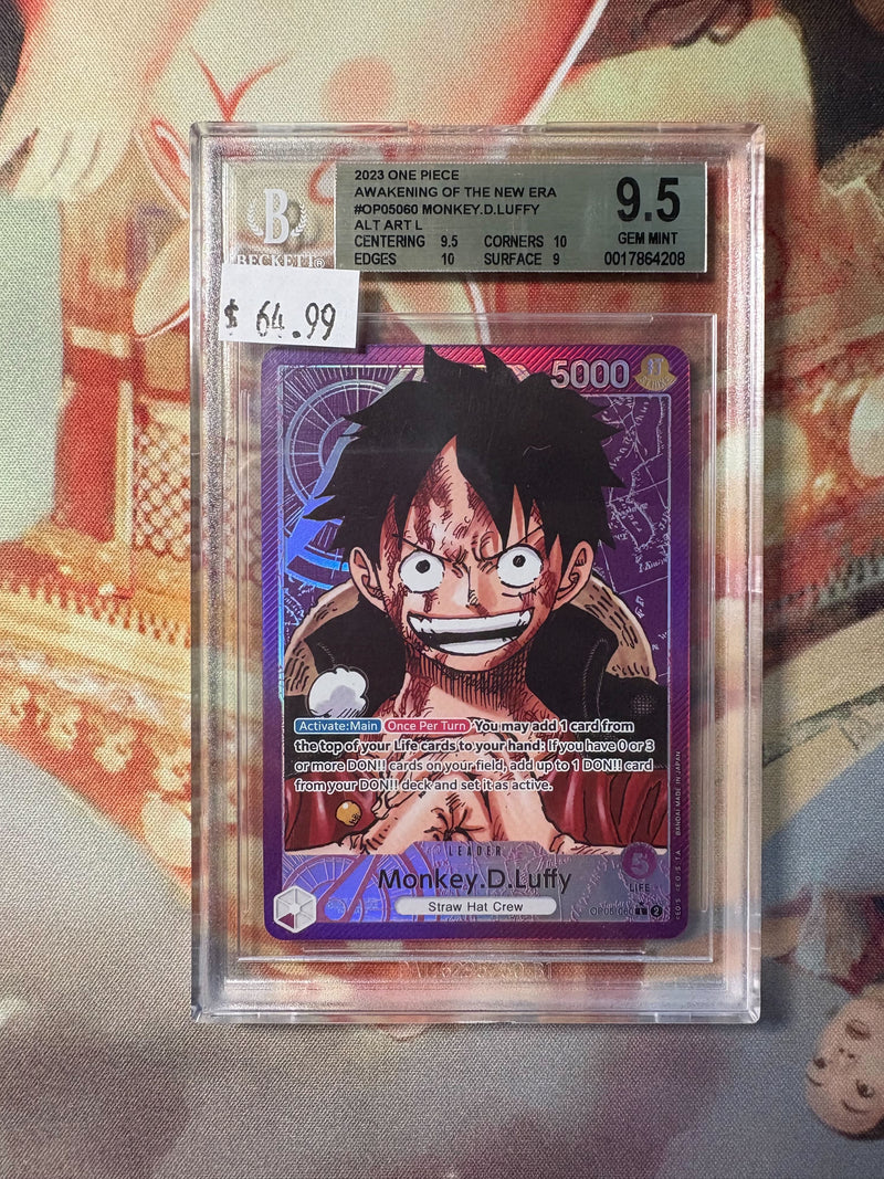 BGS 9.5 Monkey.D.Luffy ALT ART [Awakening of the New Era] - 17864208