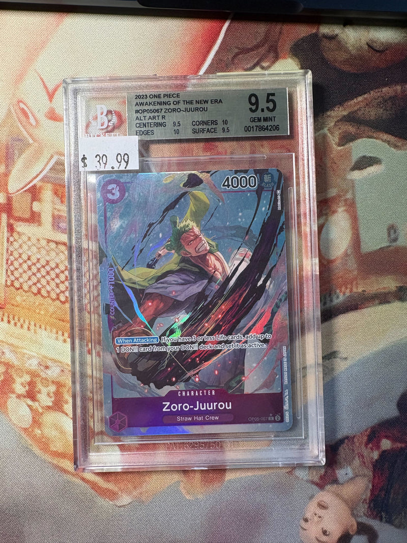 BGS 9.5 Zoro-Juurou (Alternate Art) [Awakening of the New Era] - 17864206