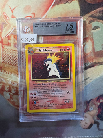 BGS 7.5 Typhlosion (18/111) [Neo Genesis Unlimited] - 0017114036