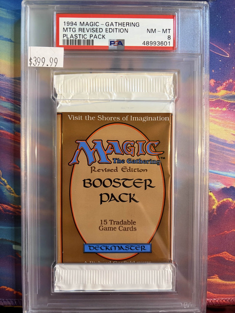 PSA NM-MT 8 Mtg Revised Edition [Magic The Gathering Revised Edition Plastic Pack] - 48993601