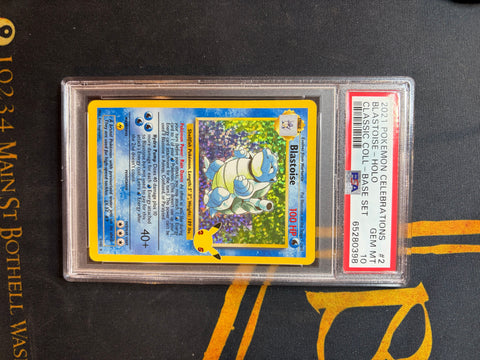 PSA GEM MT 10 Blastoise-Holo (2/102) [Celebrations Classic Collection] - 65280398