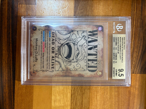 BGS 9.5 Monkey.D.Luffy (Wanted Poster) [Emperors in the New World] - 18400757